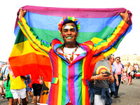 'Rainbow Man' Brighton Pride